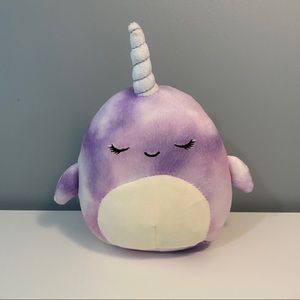 MINI Squishmallow! Sleepy tie-dye Narwhal!